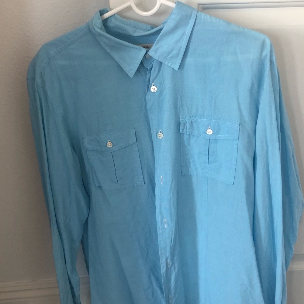 John Varvatos button down long sleeve shirt